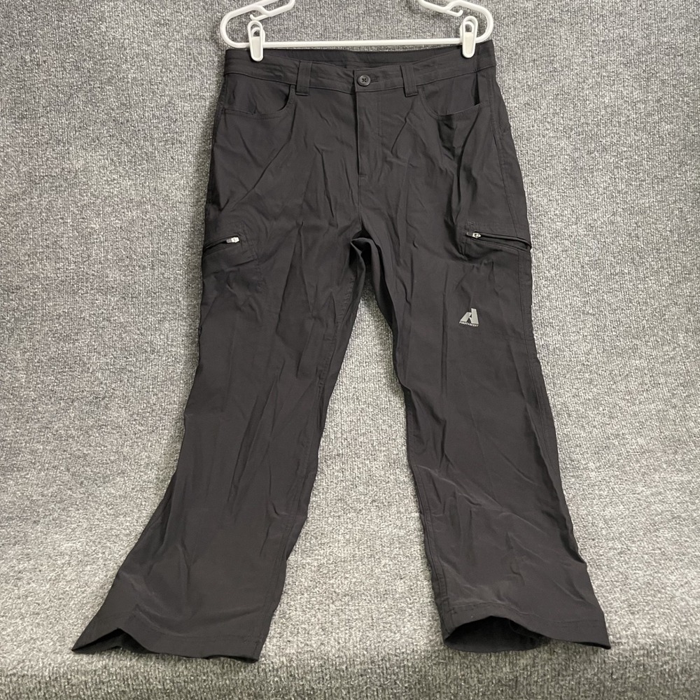 Eddie Bauer First Ascent Guide Pro Cargo Pants Womens Sz P12  Black Hiking